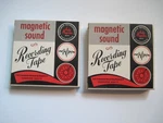 Sound Audio Recording Tape 3" Reel 150" 1/4" - Unused Pair. Fixed Price $15.00.