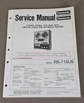 Panasonic Stereo Tape Deck RS-715US Service Manual D-4494. Fixed Price $150.00.