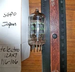 Strong Telectro Short Gray Plate Getter 12AX7 ECC83 Tube - 116/106. Fixed Price $24.99.