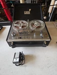 Vintage Juliette 500 Transistor Tape Recorder, W/ Microphone & Cover. Fixed Price $130.00.