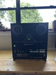 Teac X-2000R Reel-to-reel Tape Recorder Deck W/ Fostex Reels, Vans Decals. Fixed Price $1500.00.