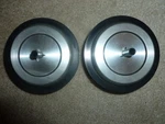 Ampex AX-50 Reel To Tape Recorder Part Left & Right Transport Hubs. Fixed Price $15.00.