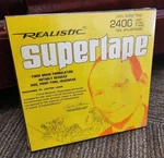Realistic Supertape Reel To 2400 Ft 7" 0.5 Mil Radio Shack Sealed. Fixed Price $9.99.