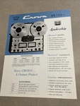 Original 1970 Crown Sx 724 722 Reel To Tape Recorder Advertising Spec Sheet. Fixed Price $24.99.