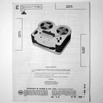 Concord Model 107 Open Reel Portable Tape Recorder - Sams Photofact 1962. Fixed Price $9.45.