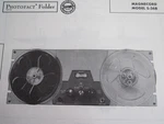 Magnecord S-36-B Tape Recorder Photofact. Fixed Price $6.50.