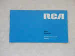 Vintage Rca Tape Recorder Operating Instructions - 7 Page Manual. Fixed Price $8.99.