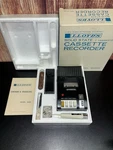 Lloyds Solid State Cassette Recorder Model 8V84A W/box/accessories,tested Workng. Fixed Price $82.50.