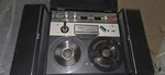 Realistic Solid State 909 3-SPEED 4-TRACK Recorder W/ 2 Speakers. Fixed Price $200.00.