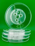 4-PACK 5" Take-up Reels X 1/4" 3" Hub Clear Plastic Tape Nos. Fixed Price $17.99.