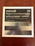 Maxell UD50-10 1/4" Magnetic Sound Recording Tape W/ 10.5" Metal Nab Hub Wheel. Fixed Price $34.99.