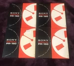 Lot 4 Sony PR-150 Reel Professional Recording Tape 1800' 7" New. Fixed Price $60.00.