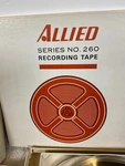5 Vintage Allied Series 260 High Fidelity Reel To Tapes. Fixed Price $19.95.