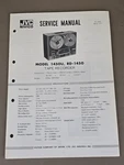 Jvc Nivico Tape Recorder Model 1450U/RD-1450 Service Manual D-3774. Fixed Price $54.95.