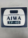 Aiwa TP-40 To Tape Recorder W/ Box Mic Reels Plays Needs Work. Fixed Price $79.99.
