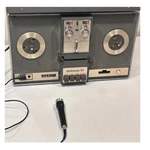 Wollensak 3M 5730 Vintage Reel To Tape Recorder Stereo Microphone Case. Fixed Price $125.00.