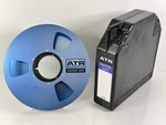 Atr Magnetics Master Tape 2" Empty 10.5" Nab Metal Reel Care Box - Blue. Fixed Price $99.99.