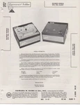 1961 Recordio 804 Reel Service Manual Photofact 806 SA-807 Tape Recorder. Fixed Price $8.99.