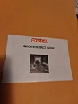 Quick Reference Guide For Fostex X-18, + Many More Models. Vintage. Fixed Price $8.00.