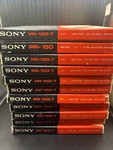11 Sony PR-150-7 1800' Splice Free Polyester Recording Tape. Used 1970-80S Art. Fixed Price $88.70.