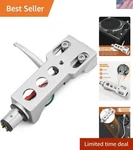 Upgrade Your Turntable: Silver AT-3600L Headshell Compatible With Pioneer Models. Fixed Price $71.26.