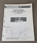 Panasonic Stereo Tape Recorder RS-763S Service Manual D-4391. Fixed Price $99.95.