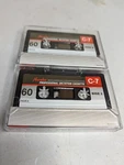 Norelco C-7 60 Professional Dictation Blank Cassette Tapes Brand New Lot 2. Fixed Price $14.99.