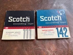 Vintage Scotch 111 142 Recording Tapes &allied 265 Ultra Range. Fixed Price $20.00.