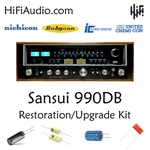 Sansui 990DB Rebuild Restoration Capacitor Kit Fix Repair Filter. Fixed Price $185.00.