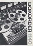 Dokorder 1140 Specifications Specs Sheet Denki Onkyo Reel To Tape Deck Vtg. Fixed Price $17.99.