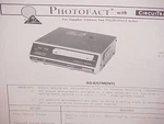 1971 Crown Car Auto 4-TRACK Stereo Tape Player Service Manual Model CSC-1800. Fixed Price $20.99.