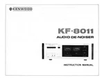 Kenwood KF-8011 Audio De-noiser Owners Instruction Manual. Fixed Price $22.24.