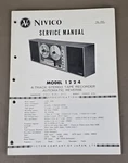 Jvc Nivico Model 1224 4-TRACK Stereo Tape Recorder Service Manual D-3769. Fixed Price $54.95.