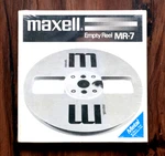 New-maxell MR-7 Metal 7"INCH Empty Reel (sealed Box New). Fixed Price $65.00.