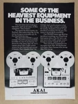 1976 Akai GX-630DSS GX-650D Reel Tape Decks Vintage Print Ad. Fixed Price $9.99.