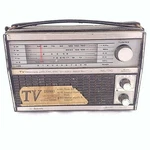Roberts Radio Am/fm Tv Weather Band Ac/dc Portable Vinyl Cover. Fixed Price $36.95.