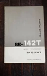 Lafayette RK-142T Speed 7" Tape Recorder 99-1526WX Instruction Manual. Fixed Price $12.99.