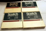 Lot Of Scotch 203 Magnetic Tape 1/4 7 Reel 1800FT, Plus #150. Fixed Price $24.00.