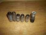 Western Auto/truetone 4DC7260A Reel Vacuum Tube Set Icluding Magic Eye. Fixed Price $20.00.