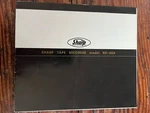 Vintage Sharp RD-506 Tape Recorder Manual. Fixed Price $16.00.