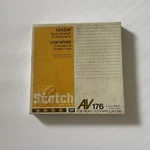 Vintage Scotch Tenzar Av 176 1.5 Mil Reel Tape 1200 Feet. Fixed Price $13.79.