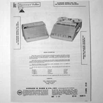 Silvertone Models 1232 1234 Open Reel Tape Recorder - Sams Photofact 1961. Fixed Price $9.45.