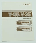 Vintage Original Teac V-35 V-45 Cassette Deck Owner's Manual. Fixed Price $13.99.
