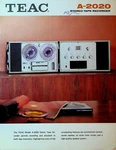 Teac A-2020 Stereo Tape Recorder Ad Sheet 1970S. Fixed Price $28.21.