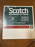 Scotch 3M Reel To Tape 203-18W2 1800' In Hard Case Sealed New. Fixed Price $17.99.