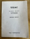 Teac R-1000/R-1100 Stereophonic Tape Recorder Service Manual D-921. Fixed Price $19.99.