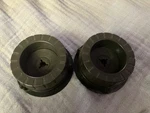 Vtg Teac Tascam Pair TZ-612 Nab Hub Adapter For 10.5" Reels Akai. Fixed Price $99.99.
