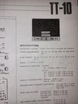 Kenwood TT-10 Tape Deck Schematic Only From Volume Original. Fixed Price $29.99.