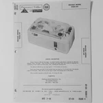 Geloso Model G256/60 Open Reel Tape Deck - Sams Photofact 1960 New. Fixed Price $9.45.