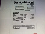 Technics RS-TR180 Service Manual Digital. Fixed Price $6.00.